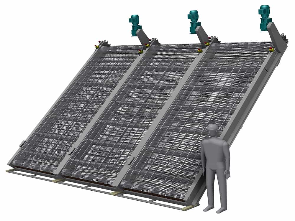 GoFlo self-cleaning screen design - GoFlo