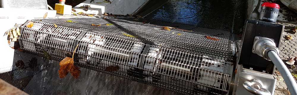 Kenningstock Mill hydro installs travelling water screen